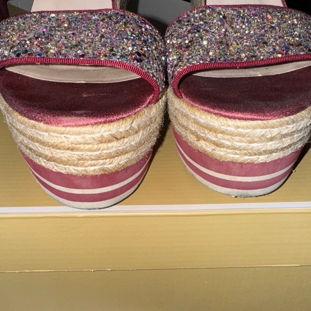 KANNA | Maroon Platform Sandals | made in spain